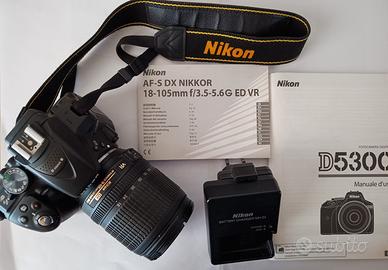 Nikon d5300 con 18-105