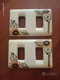 Dieci Placche in ceramica