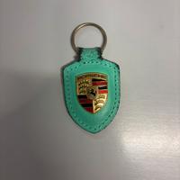 Portachiavi Porsche originale in pelle