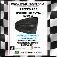 MANIGLIA ESTERNA LATO SINISTRO SMART 451