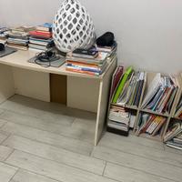 Scrivania e libreria