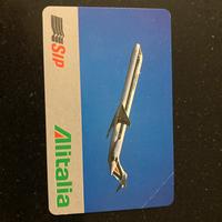 Scheda telefonica alitalia dc9 s80