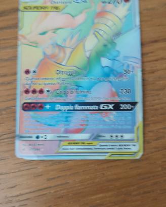 reshiram e Charizard gx 217/214 squadra tag