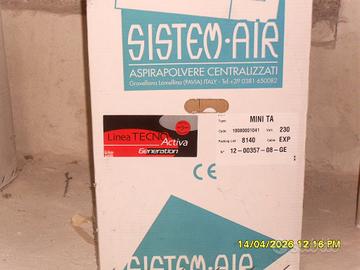 Aspirapolvere centralizzato kit completo