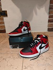 Nike Jordan chicago mid black toe 42