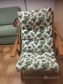 Poltrona Sdraio relax in legno