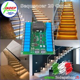 Luci scale led e faretti - accensione sequenziale