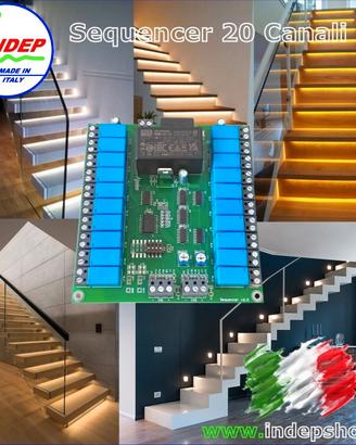 Luci scale led e faretti - accensione sequenziale