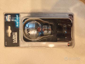 Pomello cambio alluminio led blu.