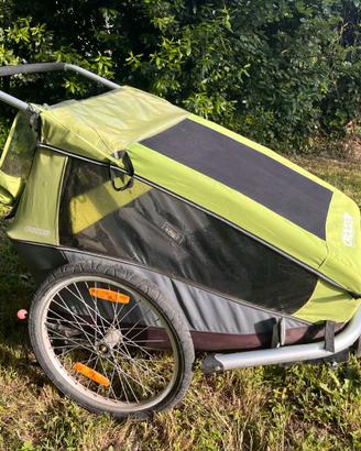 Croozer rimorchio bici 3 in 1 per 2 bambini
