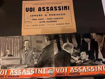 Fotobusta del cinema Voi assassini