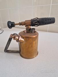 Cannello saldatore antico vintage ottone