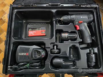 TRAPANO AVVITATORE A BATTERIA 12V WURTH