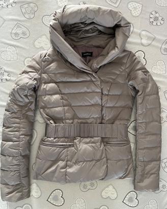 PIUMINO DONNA MOTIVI TG.XS Beige Giubbotto Giubbin