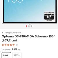 Telo video proiettore