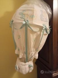 Lampadario VINTAGE in stoffa - PER CAMERA BAMBINI