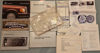 Mercedes w124 documenti uso e manutenzione