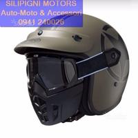 PREMIER MASK STAR MILITARY BM Casco Jet MotoCUSTOM