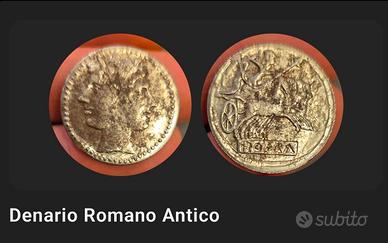 Denario Romano Antico in Argento