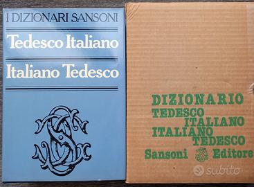 SANSONI dizionario italiano tedesco