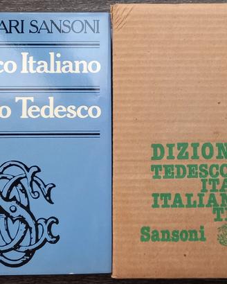 SANSONI dizionario italiano tedesco