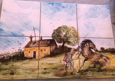 Mattonelle dipinte a mano