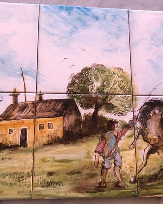 Mattonelle dipinte a mano