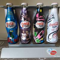 4 Bottiglie piene Coca Cola Light da Collezione