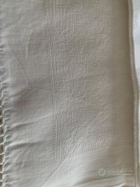 Set di 8 grandi salviette viso/telo mano in lino F