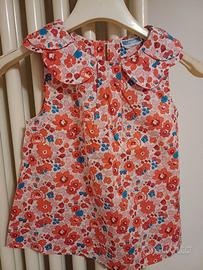 Camicetta Jacadi Fiori Bambina 5 anni