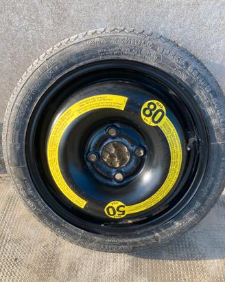Ruotino di Scorta Michelin 105/70 R14 (4 Fori)