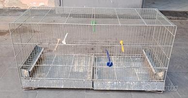 Gabbia per uccelli usata misura 38 x 90