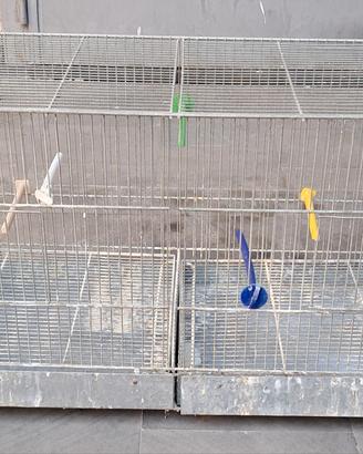 Gabbia per uccelli usata misura 38x 38 x 90