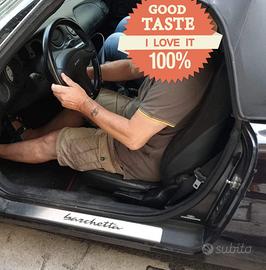 Battitacco in acciaio inox scritta BARCHETTA