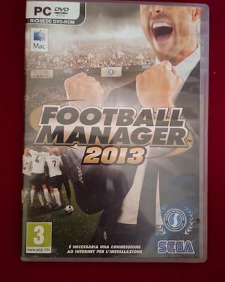 videogioco football manager 2013 per pc e mac