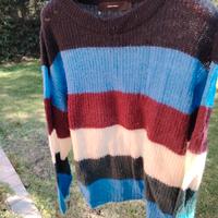 maglioncino L a righe colorate