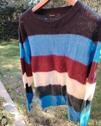 maglioncino L a righe colorate