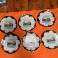 6 piatti decorativi Hutschenreuther Bavaria borfo