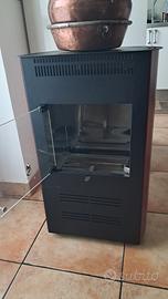 stufa a bioethanolo RUBY ELEGANCE ventilata bordea