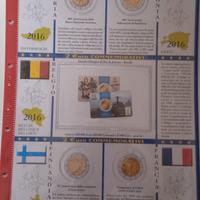 Fogli Abafil per 2 Euro Commemorativi