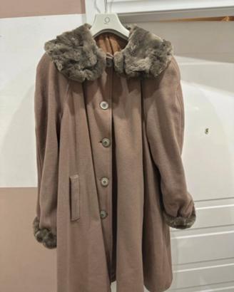 Cappotto vintage luxury color tortora anni ‘80 ‘90
