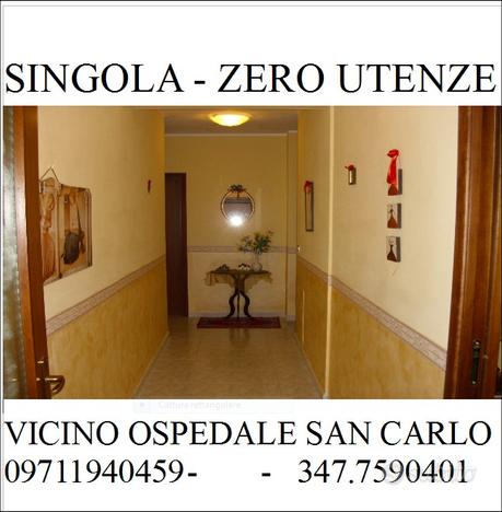 ZERO UTENZE singola arredata vicino O.S.Carlo