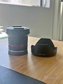 Samyang 12 mm F2 NCS CS per Sony E-Mount