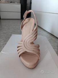 Scarpe con tacco nude/Scarpe da sposa