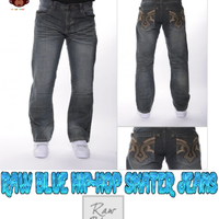 Jeans Hip Hop,Skater Straight Fit,Streetwear,Demin