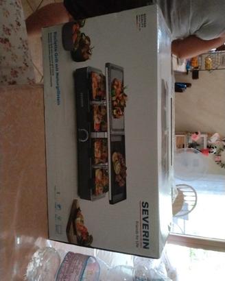piastra raclette grill severin