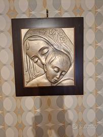 Madonna con Bambino in Argento 925 - Ottaviani