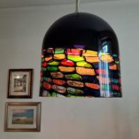 Coppia di lampadari LEUCOS in vetro di MURANO