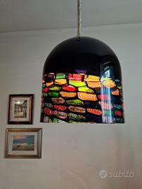 Coppia di lampadari LEUCOS in vetro di MURANO