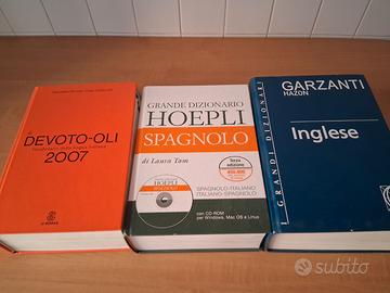 Dizionari italiano,inglese,spagnolo